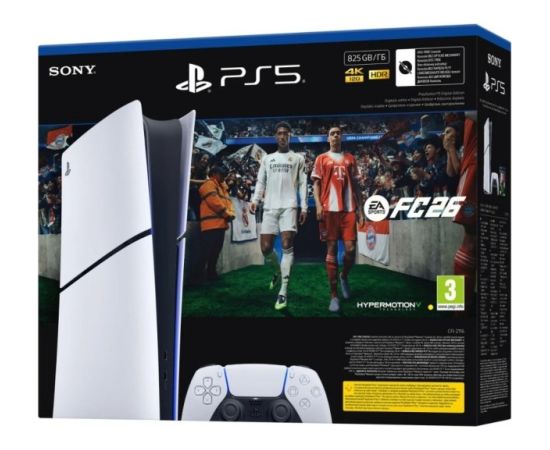 Konsola Sony PlayStation 5  Digital 825GB + EA Sports FC26 Игровые приставки