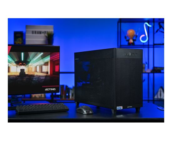 Actina 5901443430551 PC AMD Ryzen™ 7 8700F 32 GB DDR5-SDRAM 1 TB SSD AMD Radeon RX 9060 XT Mini Tower Black Personālie datori