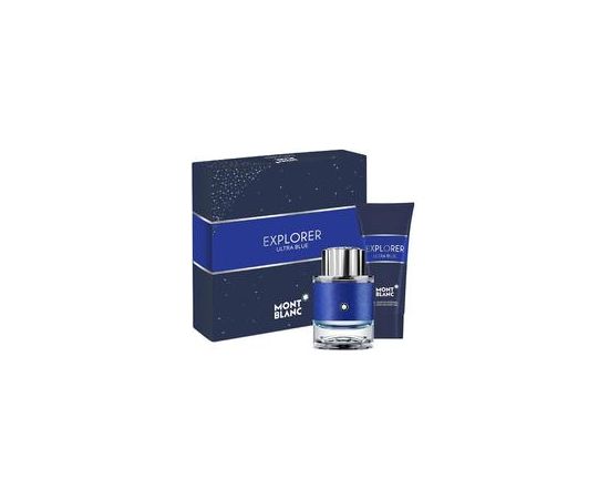 Mont Blanc Explorer Ultra Blue Gift set EDP 60 ml and shower gel 100 ml 60ml Dāvanu komplekti