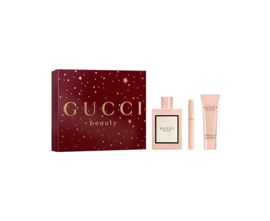 Gucci Beauty Bloom Dárková sada EDP 100 ml, tělové mléko 50 ml a miniaturka 10 ml 100ml Парфюмерные наборы