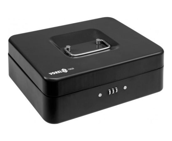 Vorel Kasetka na pieniądze czarna szyfr 250x180x90mm (78628) Новости - Для офиса