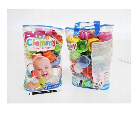 Clementoni Klocki Clemmy Woreczek z 40 klockami Mašīnas un piederumi