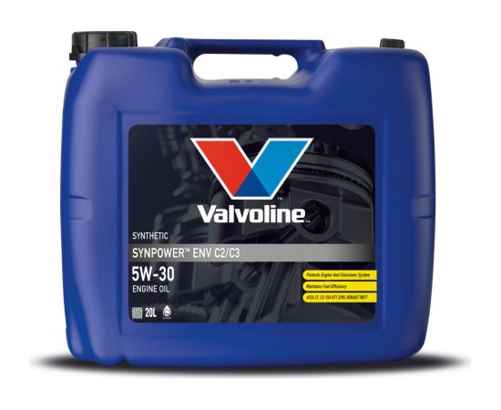 Motoreļļa Synpower ENV C2/C3 5W30 20L, Valvoline Motora eļļas