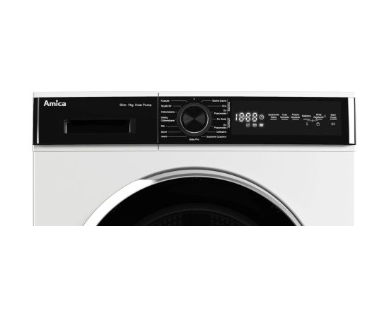 Amica AD3S72LHB (E) Front-loading dryer white, black Jaunumi Sadz. tehnika