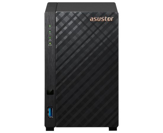 Asustor AS1102TL NAS/storage server Mini Tower Realtek RTD1619B 1 GB DDR4 0 TB ADM Black Serveru komponentes