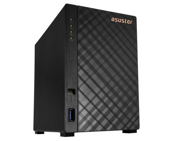 Asustor AS1102TL NAS/storage server Mini Tower Realtek RTD1619B 1 GB DDR4 0 TB ADM Black Serveru komponentes