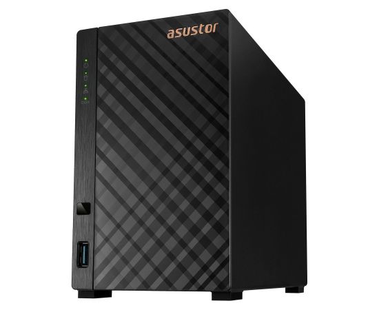 Asustor AS1102TL NAS/storage server Mini Tower Realtek RTD1619B 1 GB DDR4 0 TB ADM Black Serveru komponentes