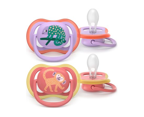 Philips Avent Ultra Air Deco māneklītis, 18M+, meitenēm (2 gab) - SCF349/47 Māneklīši / Knupīši