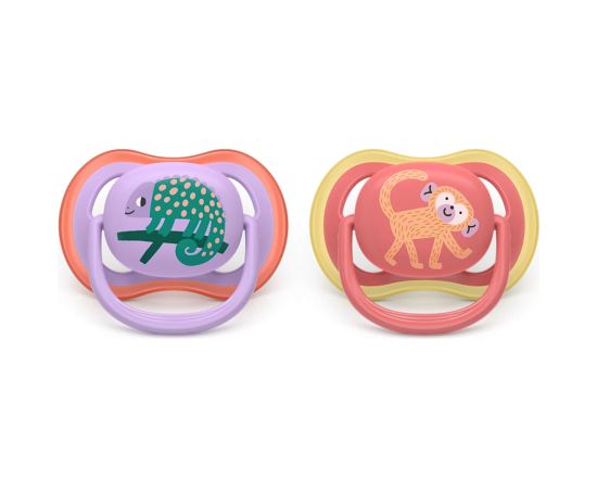 Philips Avent Ultra Air Deco māneklītis, 18M+, meitenēm (2 gab) - SCF349/47 Māneklīši / Knupīši