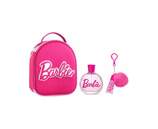 Fragrances For Children Barbie Dárková sada EDT 100 ml, lesk na rty s přívěškem a batoh 100ml Dāvanu komplekti
