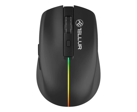Tellur Silent Click Wireless Mouse Black Peles, ievadierīces
