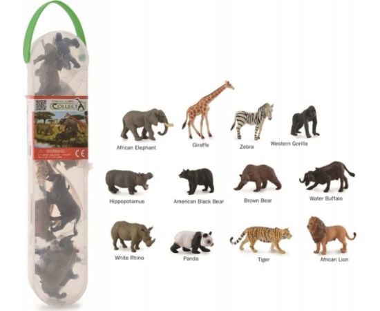Figurka Collecta MAŁE FIGURKI ZESTAW DZIKIE ZWIERZĘTA - CollectA Figūriņas un varoņi