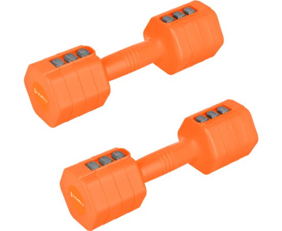 HL03 Regulējami stobri oranžā krāsā 2 x 2,5 kg HMS Hanteles  un  komplekti 