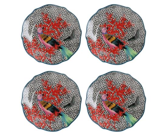 MIKASA & SARAH ARNETT DESERTA ŠĶĪVJI 19CM, KOMPL.4GAB., PORCELĀNS, DĀVANU KASTE, Mikasa Šķīvji