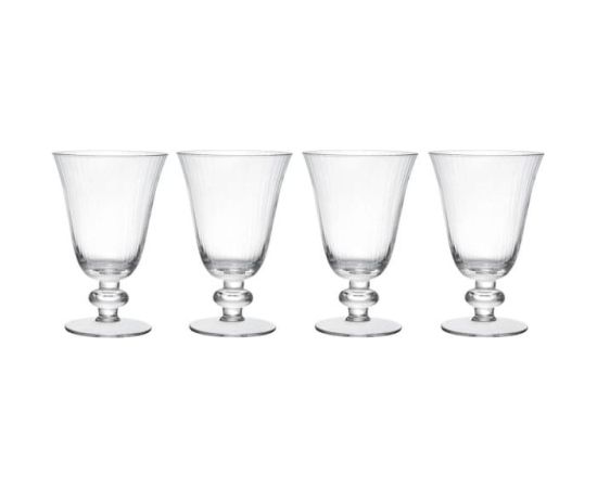 MIKASA SALERNO VĪNA GLĀZES 260ML, 4 GAB., KRISTALĪNS, Mikasa Glāzes un karafes