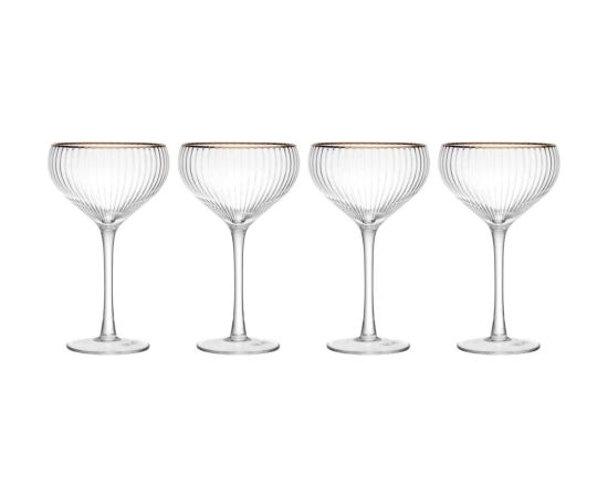 MIKASA SORRENTO ŠAMPANIEŠA GLĀZES 350ML, 4 GAB., kristalīns, Mikasa Glāzes un karafes