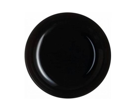 FRIENDS TIME BLACK DZIĻAIS ŠĶĪVIS 25CM, Luminarc Šķīvji