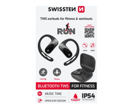 Swissten RUN Bluetooth TWS Sporta Bezvadu Austiņas Austiņas
