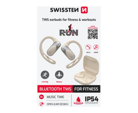 Swissten RUN Bluetooth TWS Sporta Bezvadu Austiņas Austiņas