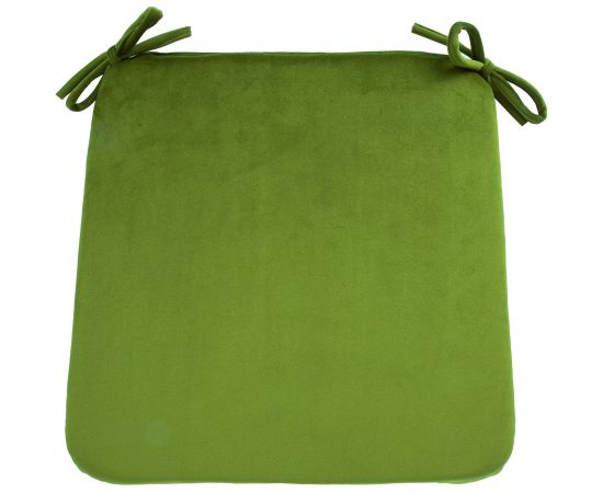 Подушка на стул VELVET 39x39см, зеленый Новинки Для дома и сада 