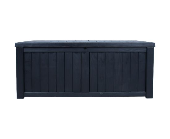 Uzglabāšanas kaste PRAIA 143x67,5x60,5cm/450L, melna plastmasa Jaunumi -Dārzam