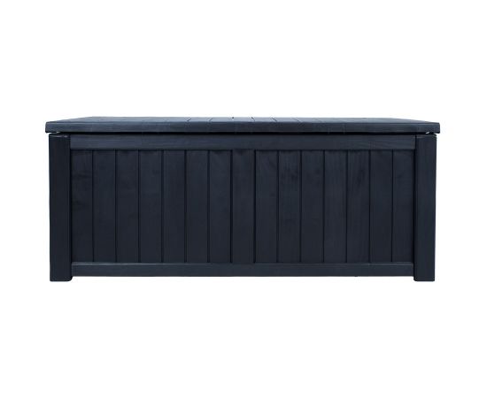 Uzglabāšanas kaste PRAIA 143x67,5x60,5cm/450L, melna plastmasa Jaunumi -Dārzam