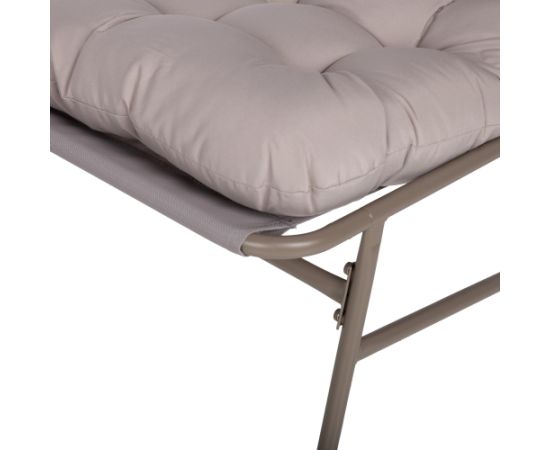 Garden furniture set JIVE table and 2 chairs, taupe Jaunumi -Dārzam