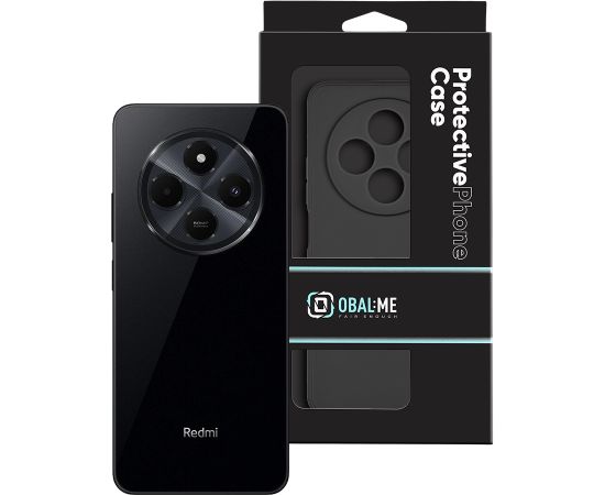 OBAL:ME Matēts TPU maciņš mobilajam tālrunim Xiaomi Redmi 14C 4G|Poco C75 melns Neoriģinālie Maciņi