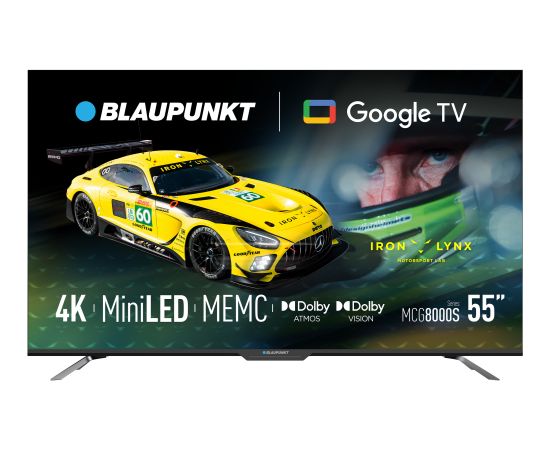 Blaupunkt Mini LED TV 55MCG8000S 55 Smart TV Google TV Black Televizori