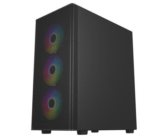 FSP Case M220-BA Black Mid Tower Power supply included No Datoru korpusi