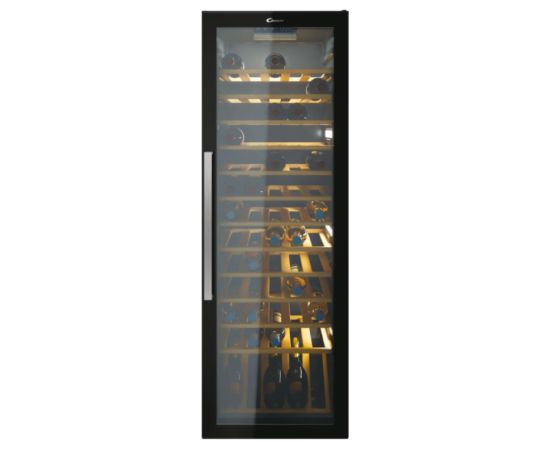 Candy Wine Cooler CWC 200 EELW/NF Energy efficiency class G Free standing Bottles capacity 81 Black Jaunumi Sadz. tehnika