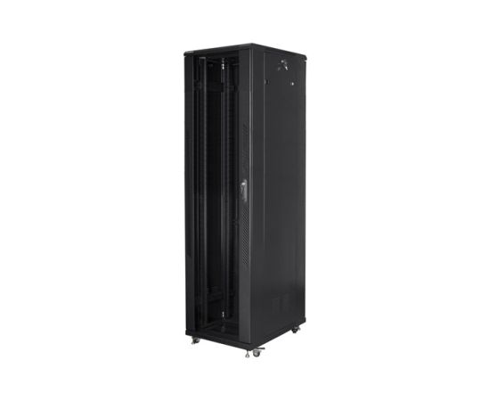 Lanberg Rack cabinet 19" free-standing 37U/800x800 (flat pack) FF01-8837-12B Black Serveri un to komponentes