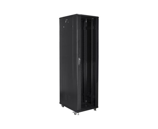 Lanberg Rack cabinet 19" free-standing 37U/800x800 (flat pack) FF01-8837-12B Black Serveri un to komponentes