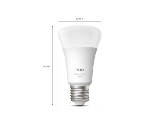 Philips Hue Starter set: 3 smart E27 bulbs, dimmer switch, Hue Bridge Pro E27 White and colored light Viedās lampas un spuldzes