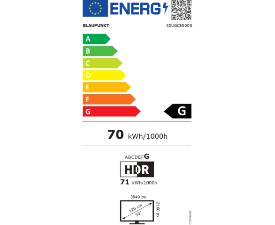 Blaupunkt 4K TV 50UGC5500S 50 Smart TV Google TV UHD Televizori