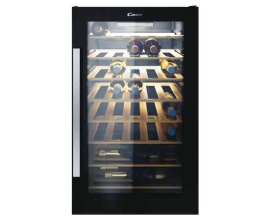 Candy Wine Cooler CWC 154 EEL/NF Energy efficiency class G Free standing Bottles capacity 41 Black Крупная бытовая техника