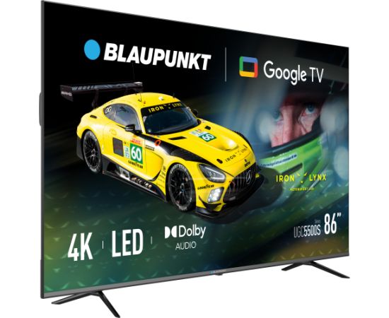 Blaupunkt LED TV 86UGC5500S 86 Smart TV Google TV UHD Black Телевизоры