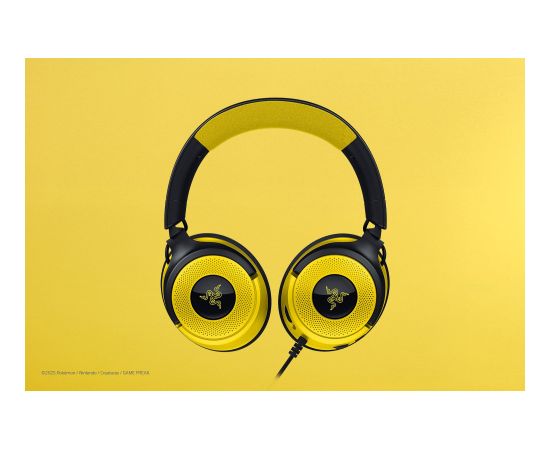 Razer Headset Kraken V4 X Wired Over-Ear Microphone Pokémon Edition Austiņas