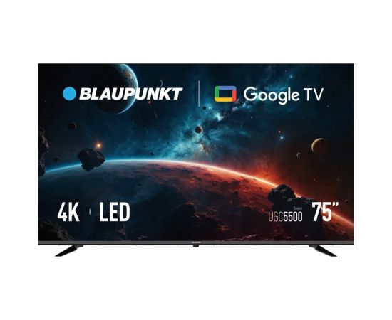 Blaupunkt LED TV 75UGC5500S 75 Smart TV Google TV UHD Black Телевизоры