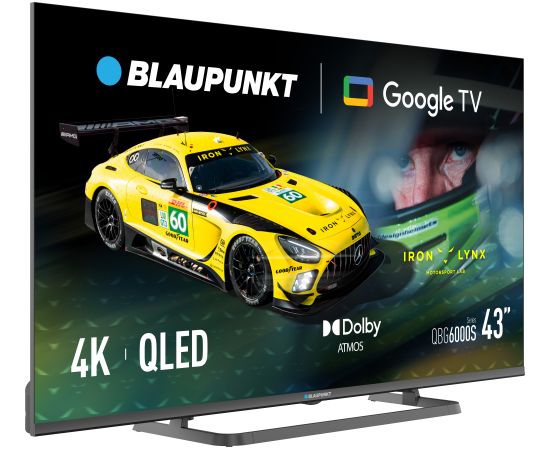 Blaupunkt QLED TV 43QBG6000S 43 Smart TV Google TV Black Televizori