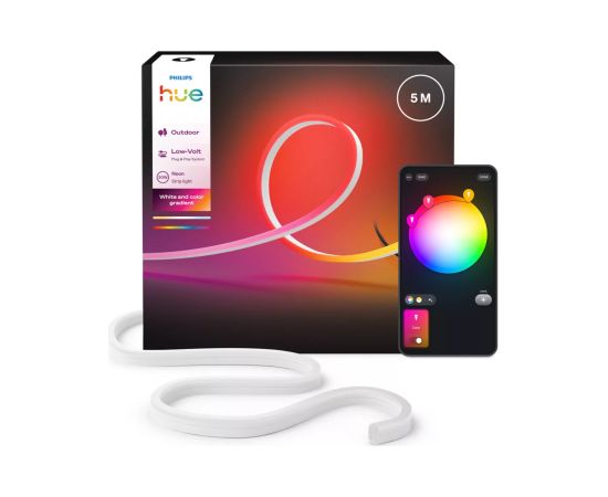 Philips Hue Neon Lightstrip for outdoor use, 5 m 30 W Bluetooth, Zigbee Dekoratīvais apgaismojums 