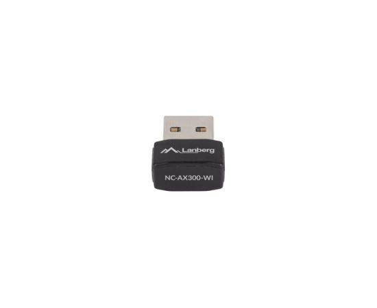 Lanberg USB Adapter Wireless Network Card, NC-AX300-WI AX300 Wi-fi Adapteri