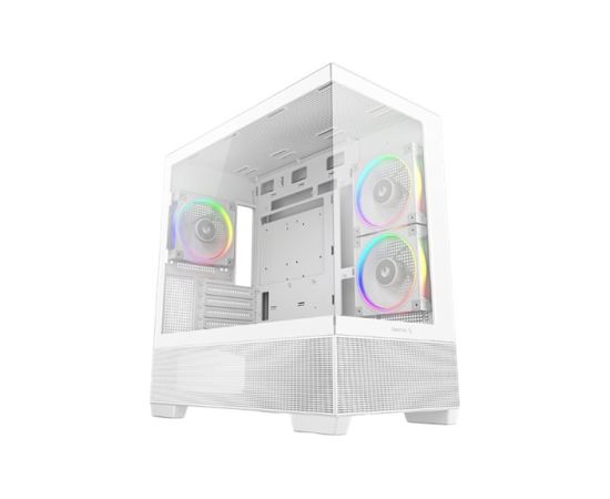 Deepcool CG380 3F MIDI TOWER CASE, White Корпуса