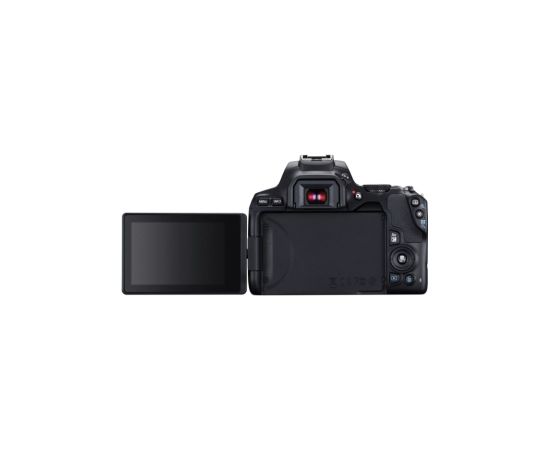 Canon EOS 250D + 18-55mm Kit Megapixel 24.1 MP Image stabilizer ISO sensitivity (max) 256000 Wi-Fi Video recording Manual CMOS Black Digitālās fotokameras