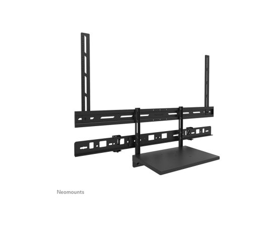 Neomounts Floor stand AV60-500BL Videobar and laptop shelf kit Height adjustment 43-110 " Maximum weight (capacity) 8 kg Black Крепления для телевизоров