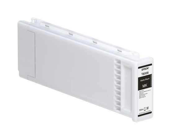 Epson Singlepack Matte Black T80080N UltraChrome PRO 700ml Epson C13T80080N Epson T8008 - matte black - original - ink cartridge Epson UltraChrome PRO Matte black Lāzerprinteru izejmateriāli