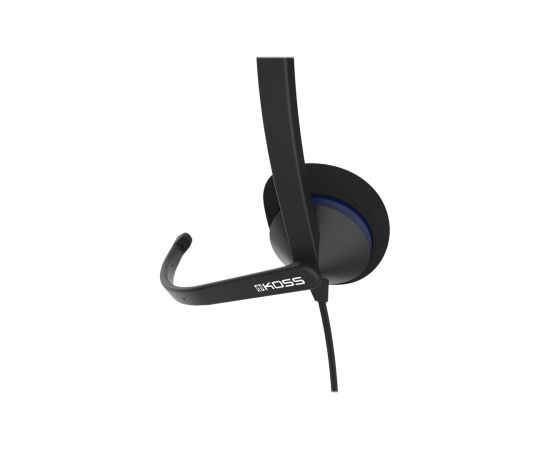 Koss Headphones CS195 USB Wired On-Ear Microphone Black Austiņas