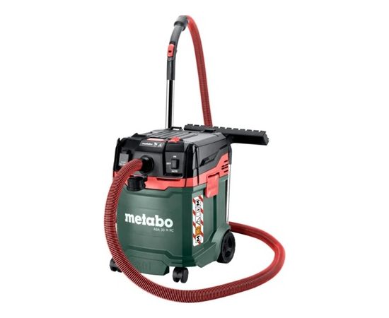 Sausās un mitrās tīrīšanas putekļsūcējs Metabo ASA 30 M PC; 1200 W Промышленные пылесосы