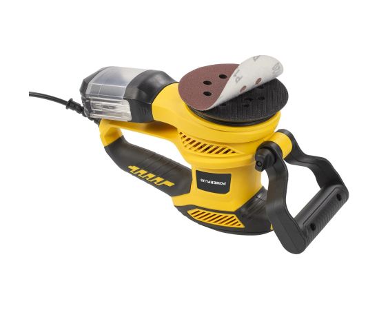 Ekscentriskā slīpmašīna 450W Ø125mm, POWERPLUS, POWX04710, Jauda: 450 W, Kustības: 12000 /min – 26000 /min Slīpmašīnas