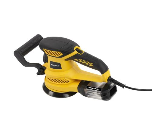 Ekscentriskā slīpmašīna 450W Ø125mm, POWERPLUS, POWX04710, Jauda: 450 W, Kustības: 12000 /min – 26000 /min Slīpmašīnas